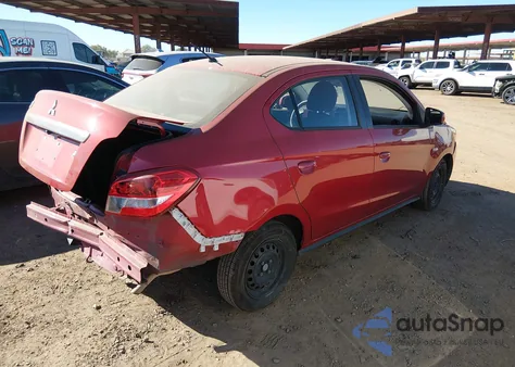 2020 Mitsubishi Mirage G4 Es из США, поврежденный, VIN ML32F3FJ1LHF00785